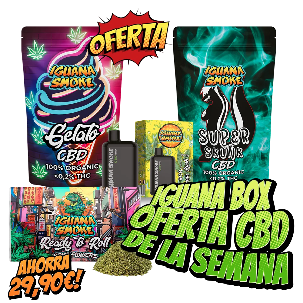 Offre CBD de la semaine de l'Iguana Box