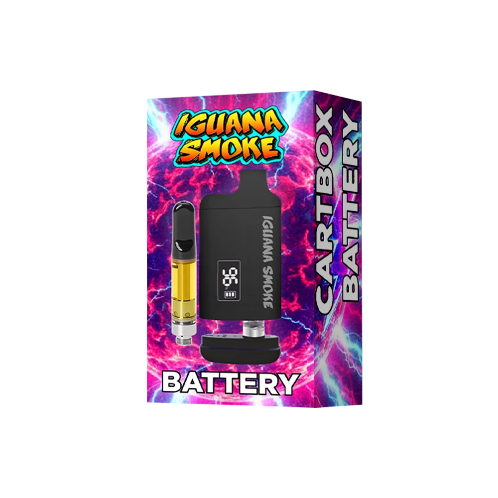 Caja original de Iguana Smoke CartBox Battery para cartuchos 510