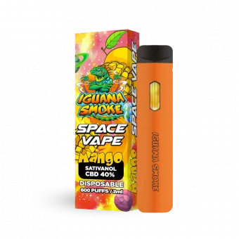 Box plus orange vaper Mango STV 2ml right-hand side