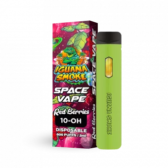 Caja más vaper verde Red Berries 10-OH 2ml dcha