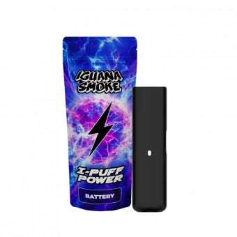 Batería I-Puff para vape CBD de Iguana Smoke con diseño compacto y carga USB-C