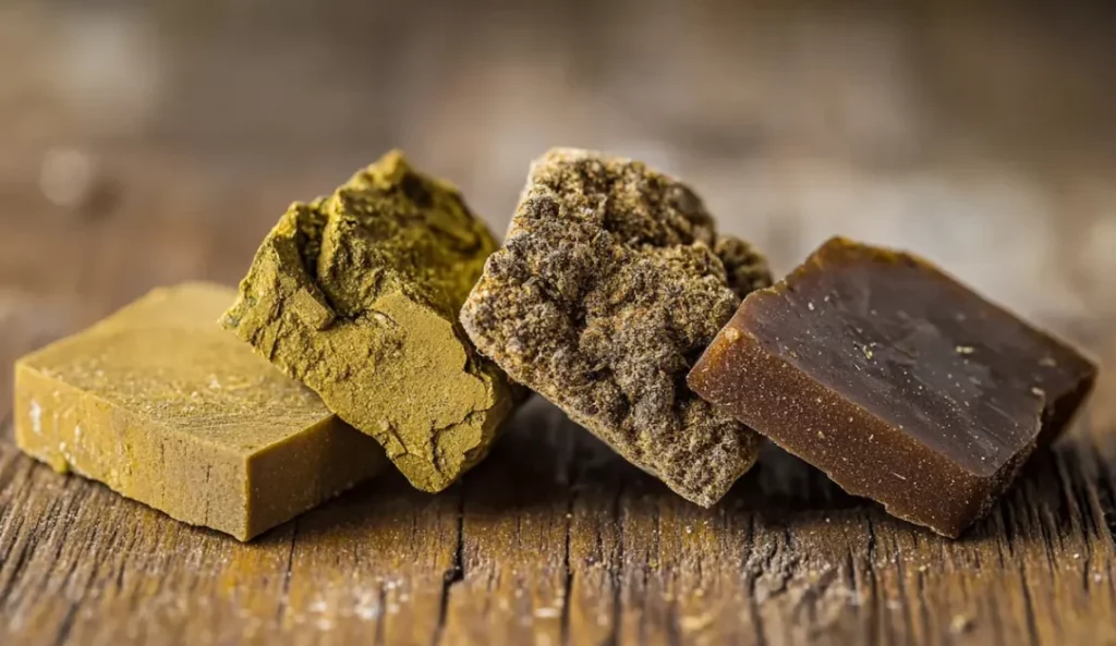 types of cbd hash and hemp resins