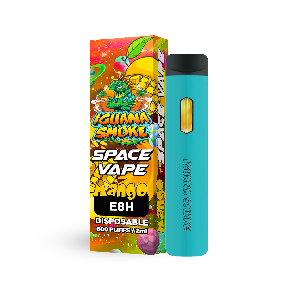 Caja más vaper azul mango E8H 2ml dcha