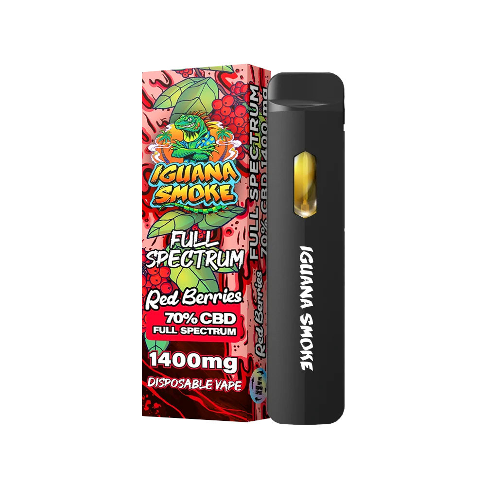 Mockup caja y pod Red Berries der