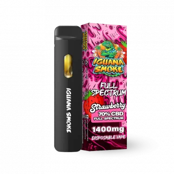 Mockup caja y pod strawberry izq