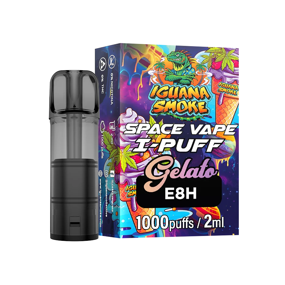 Space Vape I-PUFF Gelato- Cartucho E8H - Imagen 2