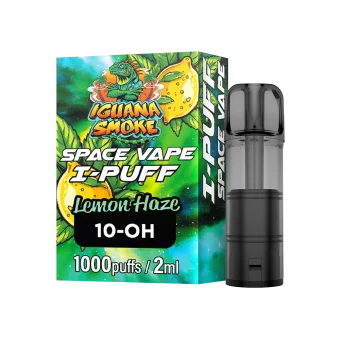 Space Vape I-PUFF lemon haze 10oh dcha con capsula