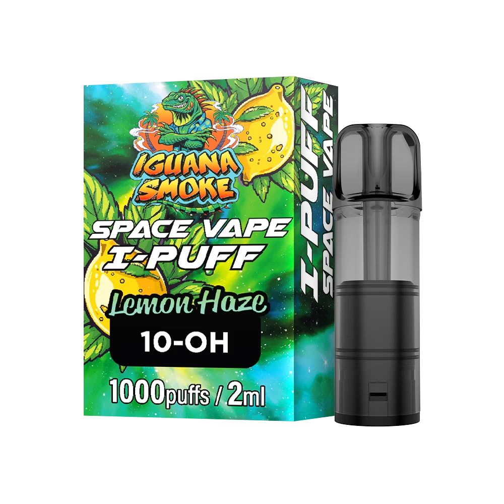 Space Vape I-PUFF lemon haze 10oh dcha con capsula