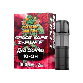 Space Vape I-PUFF red berries 10oh dcha con capsula