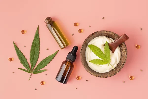 Cannabis and CBD in different formats